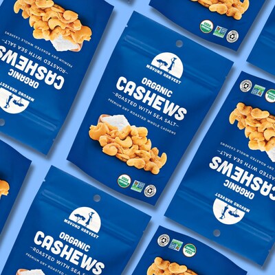 Mavuno Harvest Organic Dry Roasted Sea Salt Flavored Cashews, 4 oz., 6 Bags/Pack (MAHW-SRC46PK)