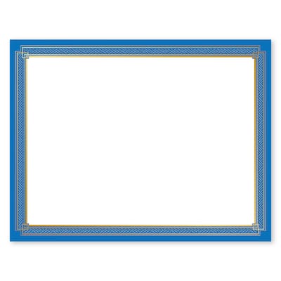 Geographics Rome Achievement Certificates, 8.5 x 11, White/Silver, 15/Pack (48779)