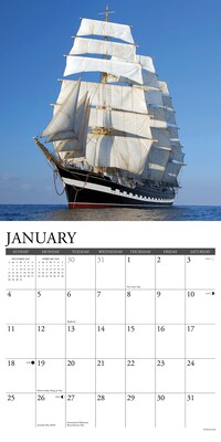 2026 Willow Creek Tall Ships 12" x 12" Monthly Wall Calendar (52945)