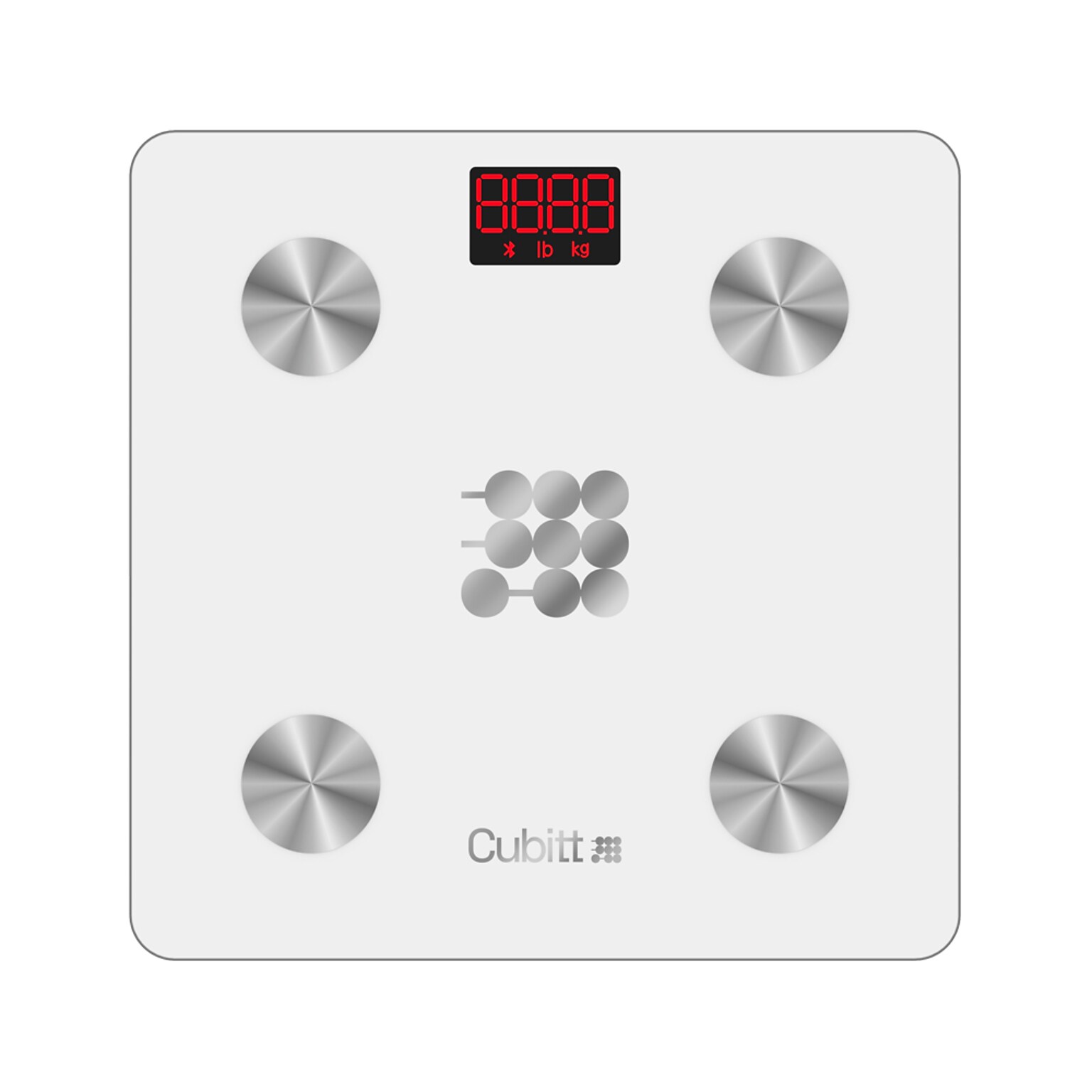 Cubitt Smart Bluetooth BMI Body Composition Bathroom Scale,, Snow White (CT-SCALE7)