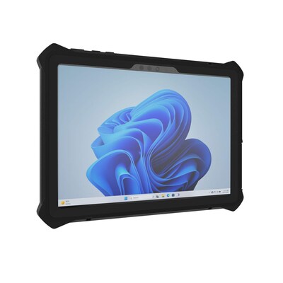 The Joy Factory aXtion Go MP Transparent 10.5" Surface Go Rugged Case for Go, Go 2, 3, & 4, Black (CWM404MP)