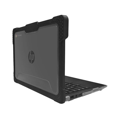 SaharaCase Venture Series Heavy Duty Case for HP Chromebook G8/G9 EE 11.6-inch, Shock-Absorbing, Clear/Black (LT00114)
