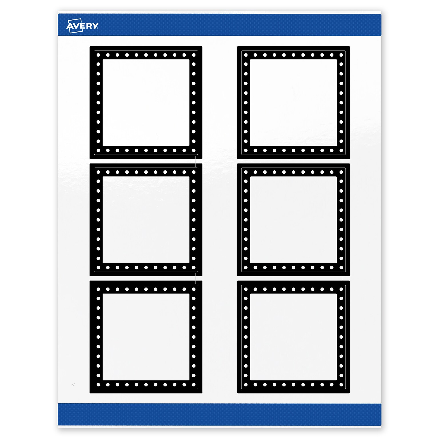 Avery Laser/Inkjet Square Multipurpose Labels, 3 x 3, White, 60/Pack (S00-DKR)