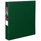 Avery 1 1/2" 3-Ring Non-View Binders, Slant Ring, Green (27353)