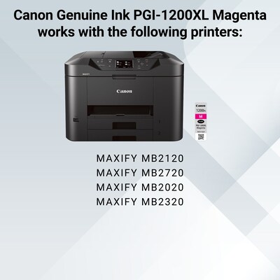 Canon PGI-1200 XL Magenta High Yield Ink Cartridge   (9197B001)