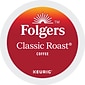 Folgers Classic Roast Coffee, Medium Roast, 0.28 oz. Keurig® K-Cup® Pods, 24/Box (6685)