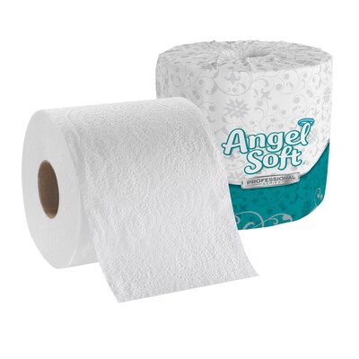 Angel Soft Ultra Professional Series Recycled Toilet Paper, 2-ply, White, 450 Sheets/Roll, 20 Rolls/Case (16620)
