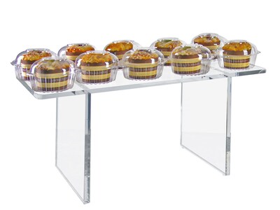 Azar Deluxe 22W Riser, Clear, Each (515382)