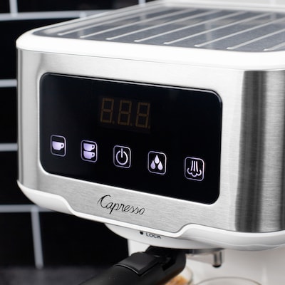 Capresso Cafe TS 2-Cups Pump/Automatic Espresso Machine, White (129.02)