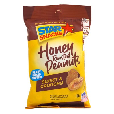 GIFT OF THE WEEK: Honey Roasted Peanut Sweet & Crunchy 4.5 oz Bag