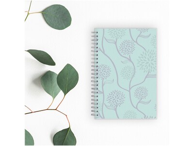 2024 Blue Sky Rue Du Flore 5" x 8" Weekly & Monthly Planner, Blue/Purple (101603-24)