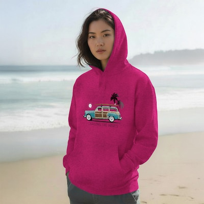 POD ADULT VINTAGE HEATHER HOODIE FC