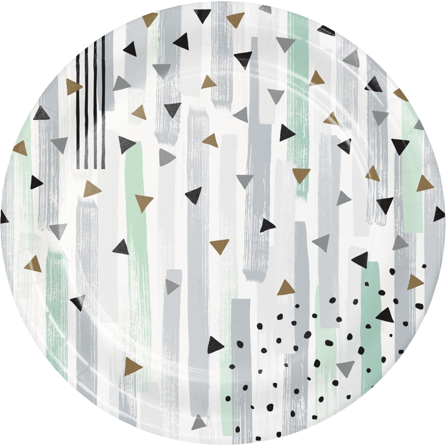 Created Converting Minted Milestone Paper Dessert Plates, 96/Pack (372544)