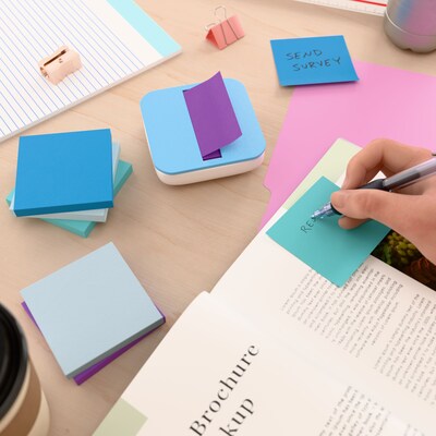 Staples Stickies® Pop-Up Notes, Assorted Watercolors, 3" x 3", 6 Pads/Pack (S-33WCP6)