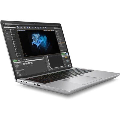 HP ZBook Fury G10 16 LCD Laptop, Intel Core i9-13950HX, 2.2GHz, 1TB SSD, Backlit Keyboard, Windows 11 Pro, Silver
