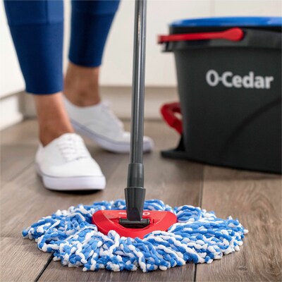 O-Cedar EasyWring RinseClean Spin Mop & Bucket Kit, Multicolored (168534)