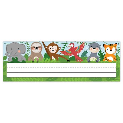 Creative Teaching Press Jungle Friends Name Plates, 36/Pack, 6 Packs (CTP10939-6)