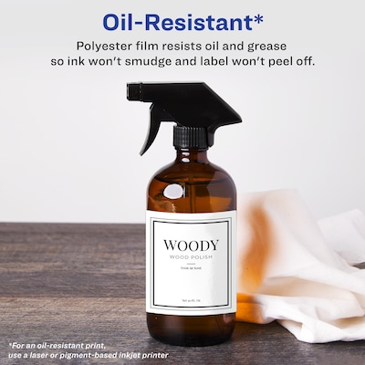 Avery Rectangle Laser/Inkjet Multipurpose Labels, 4" x 6", White, 20 Labels/Pack (94278)