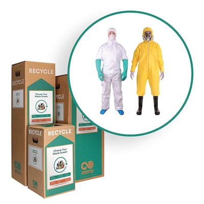 TerraCycle Cardboard Disposable Garments Zero Waste Box, 10.5 Gallon, Natural Kraft (CS67-S)