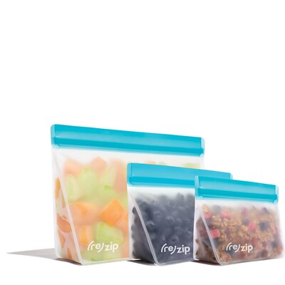 (re)zip Stand-Up 3-Piece Bag Kit - Aqua