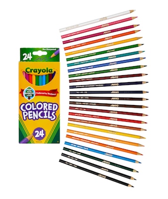 Crayola Bulk Colored Pencils, Pre-sharpened, Bulk School Supplies For  Teachers, 12 Assorted Colors, Pack of 24 [ Exclusive]