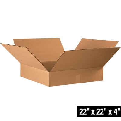 22 x 22 x 4 Shipping Boxes, 10/Bundle (22224)