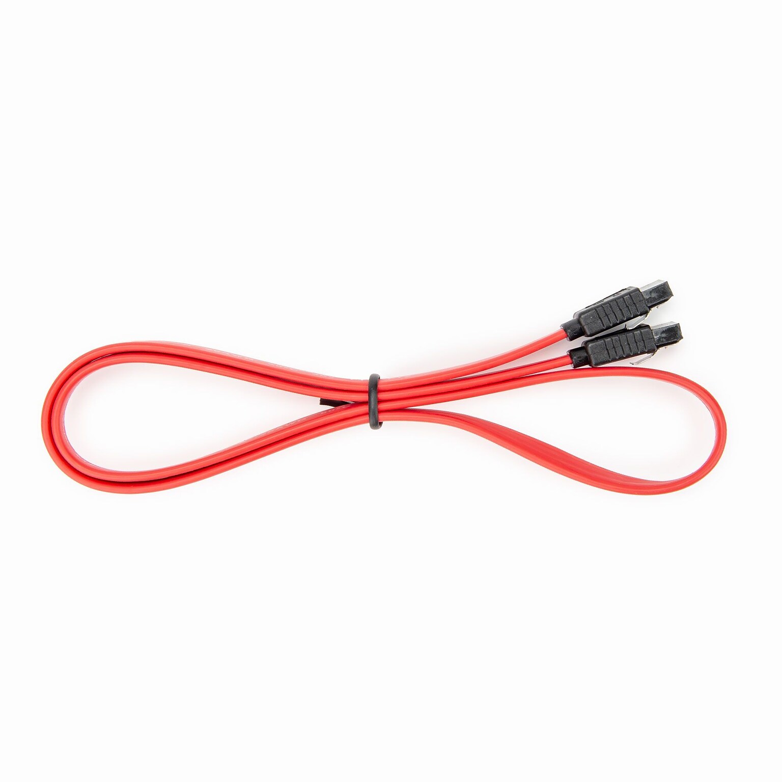 Rocstor 2 Latching SATA 3.0 to SATA 3.0 Cable, Male to Male, Red (Y10C858-RD)