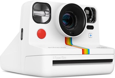 Polaroid Now+ 2nd Generation I-Type Instant Film Bluetooth Connected App Controlled Camera, White (9077)