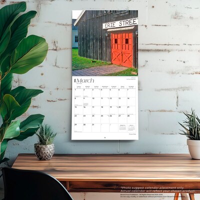 2026 BrownTrout Empire State New York Places 12" x 12" Monthly Wall Calendar (9798330703197)
