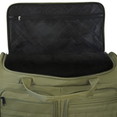 U.S. Army ROMEO 28" Polyester Telescoping Travel Duffel with Wheels, Tactical Green (USLROM28GRN)