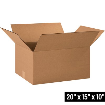 20 x 15 x 10 Shipping Boxes, 32 ECT, 20/Bundle (201510)
