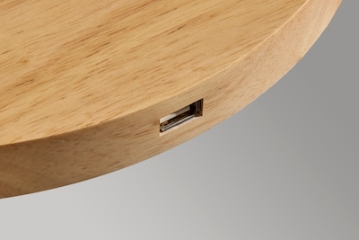 Adesso Caldwell 62"H Antique Brass Floor Lamp with White Linen Shade (4229-21)