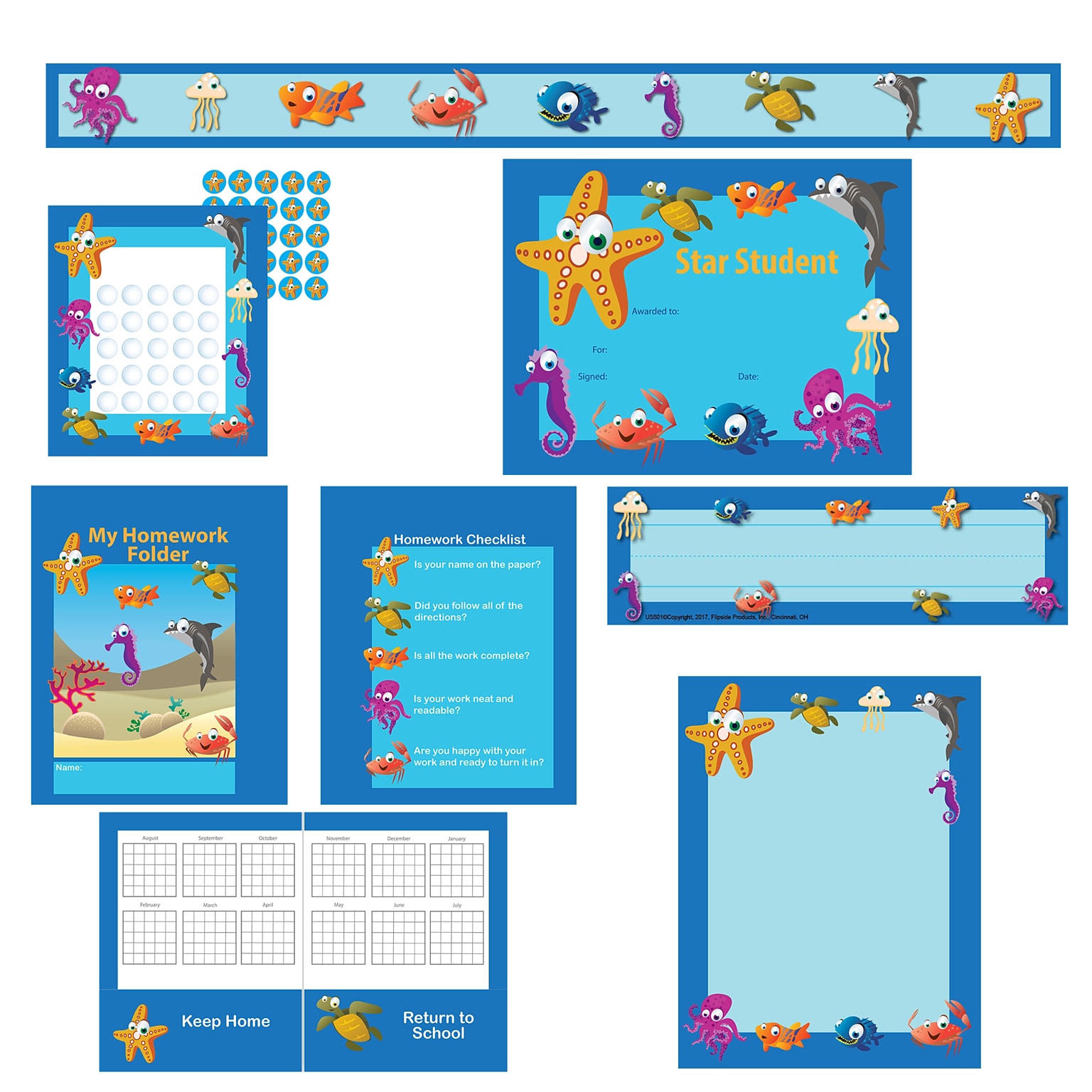 Flipside Under the Sea Awards, Multicolor (USS101)