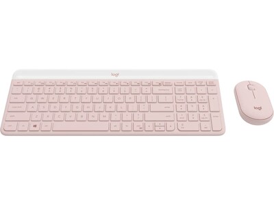 Logitech MK470 Slim Wireless Keyboard and Mouse Combo, Rose (920-011311)