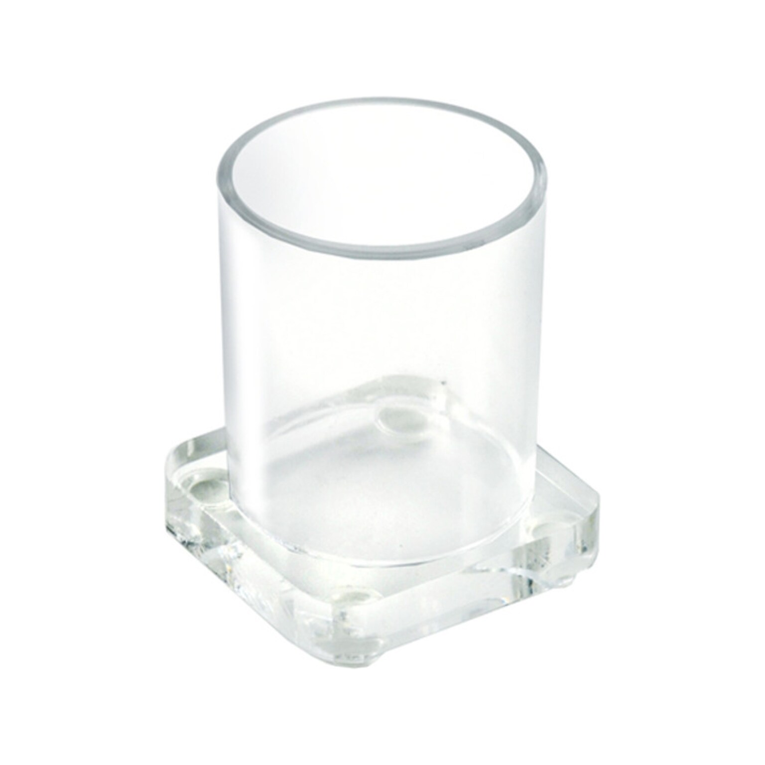 Azar Deluxe 2.5W Single-Cup Holder, Clear, Each (225581)