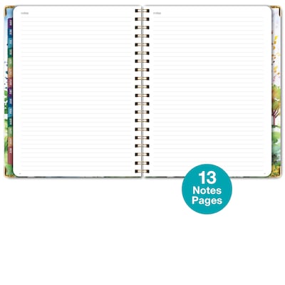 2026-2027 Excello Brands 8.5" x 11" Academic Weekly & Monthly Planner, Paperboard Cover, Tree Seasons (FSHN-AY26-8511-20)