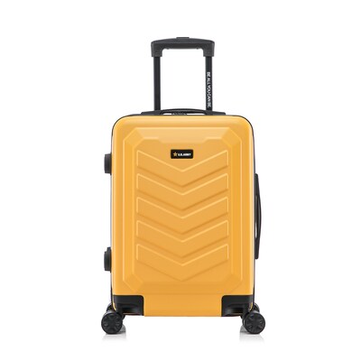 US Army FOX 20" Hardside Carry-On Suitcase, 4-Wheeled Spinner, TSA Checkpoint Friendly, Mustard (USLFOX00S-MUS)