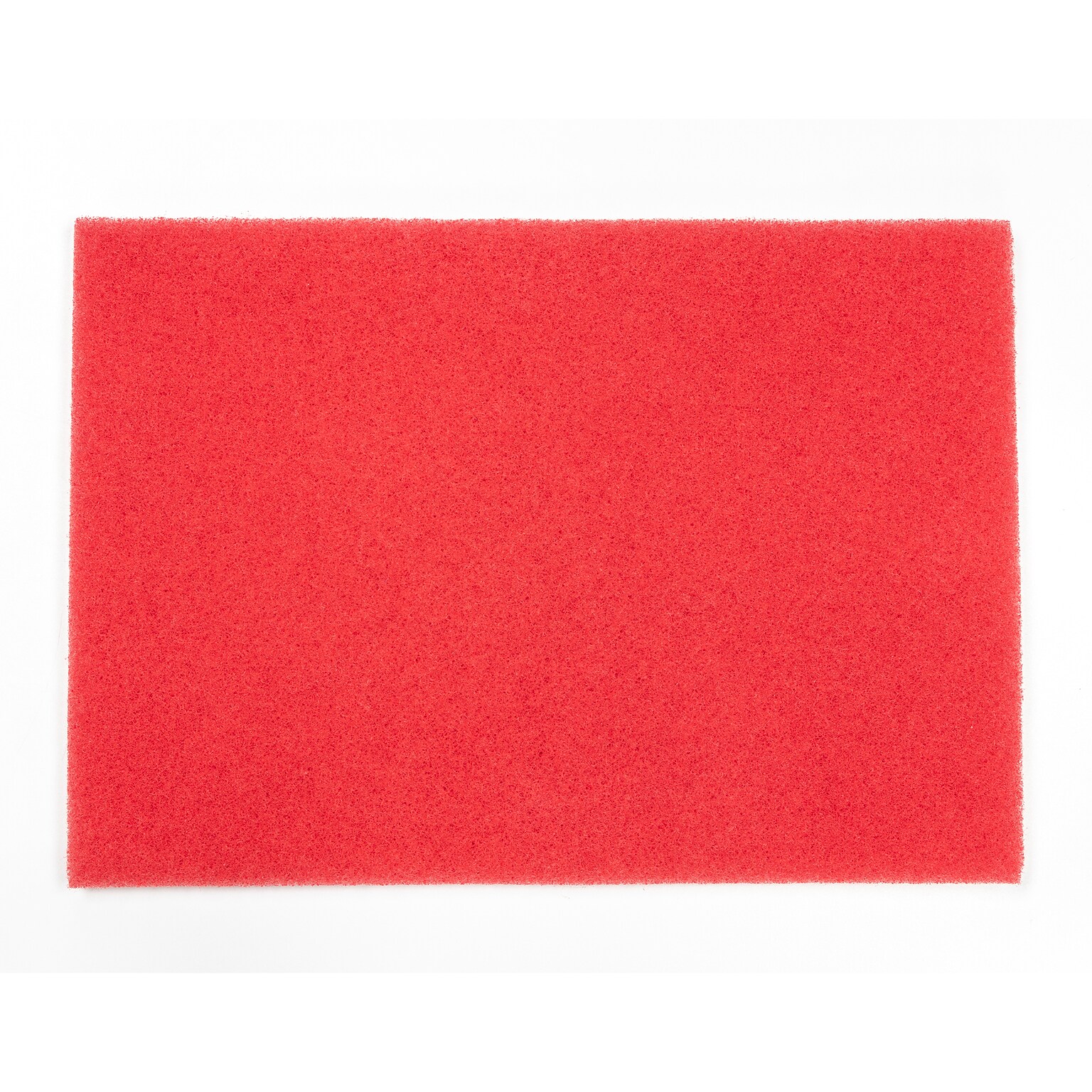 Square Scrub Pivot 20 x 14 Buffing Floor Pad, Red, 5/Pack (SS P1420RED)