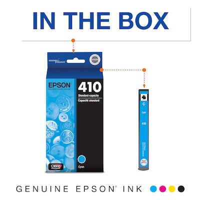 Epson T410 Cyan Standard Yield Ink Cartridge (T410220S)
