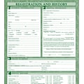 Medical Arts Press® Dental Registration and History Form; Green Marble