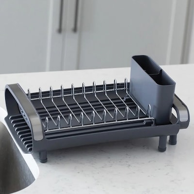 Better Houseware Steel Dish Racks, Gray/Silver (BTH3426)