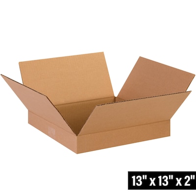 13 x 13 x 2 Shipping Boxes, 32 ECT, 25/Pack (13132)