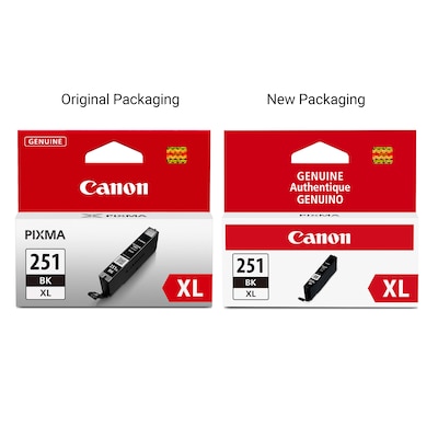 Canon 251XL Black High Yield Ink Cartridge   (6448B001)