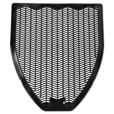 Impact® Disposable Urinal Floor Mat, Nonslip, Fresh Blast Scent, 17 1/2 x 20 3/8, Black, 6/Carton