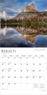 2026 BrownTrout Yosemite 12" x 12" Monthly Wall Calendar (9798330706471)