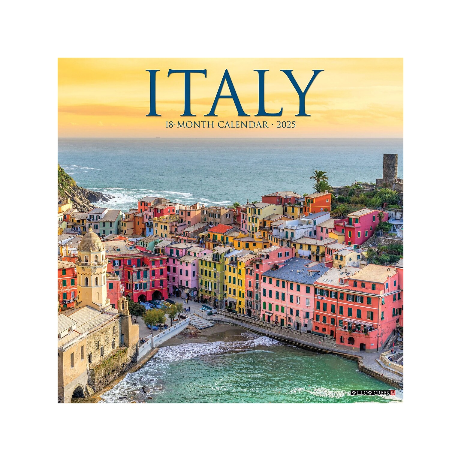 2025 Willow Creek Italy 7 x 7 Monthly Wall Calendar (49150)