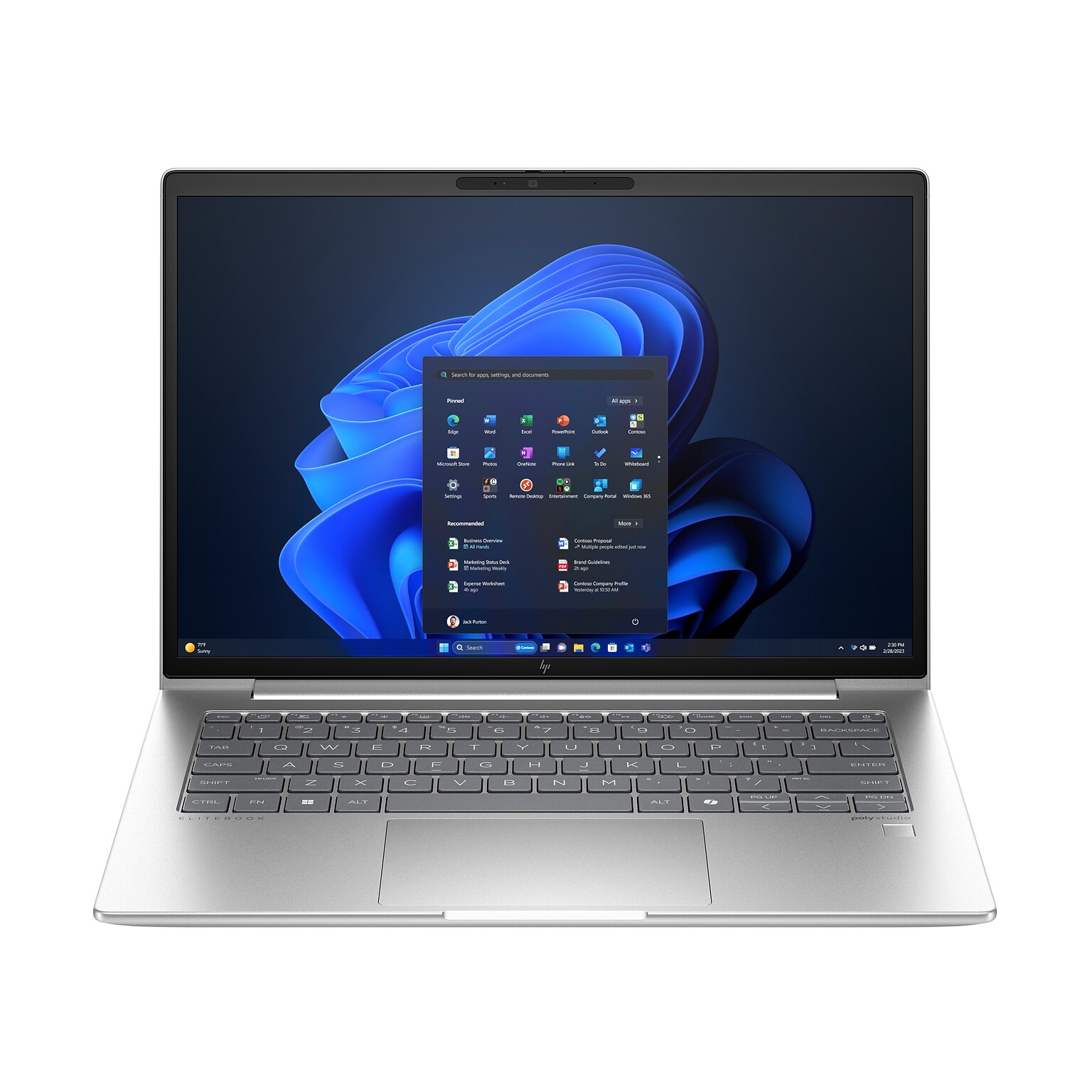 HP EliteBook 645 G11 14 Laptop, AMD Ryzen 7 PRO 7735U, 16GB RAM, 512GB SSD, Windows 11 Pro (A6TR0UT#ABA)