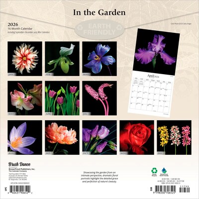 2026 Brush Dance In the Garden 12 x 12 Monthly Wall Calendar (9798330706525)