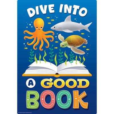 Teacher Created Resources 11 x 15-3/4 Reading Is Fun Small Poster Pack, 12/Pack (TCR6629)