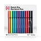 TRU RED™ Quick Dry Gel Pens, Medium Point, 0.7mm, Assorted, 12/Pack (TR54483)